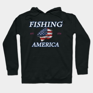 Fishing America bass Hoodie